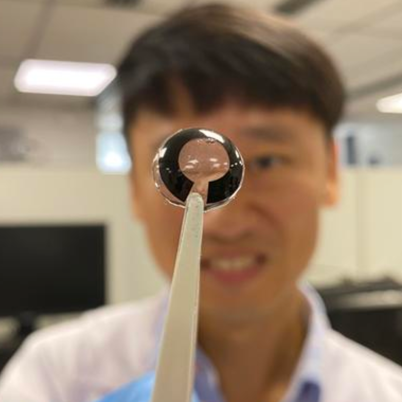 Ultra-thin battery charged by saline solution could power smart augmented-reality contact lenses