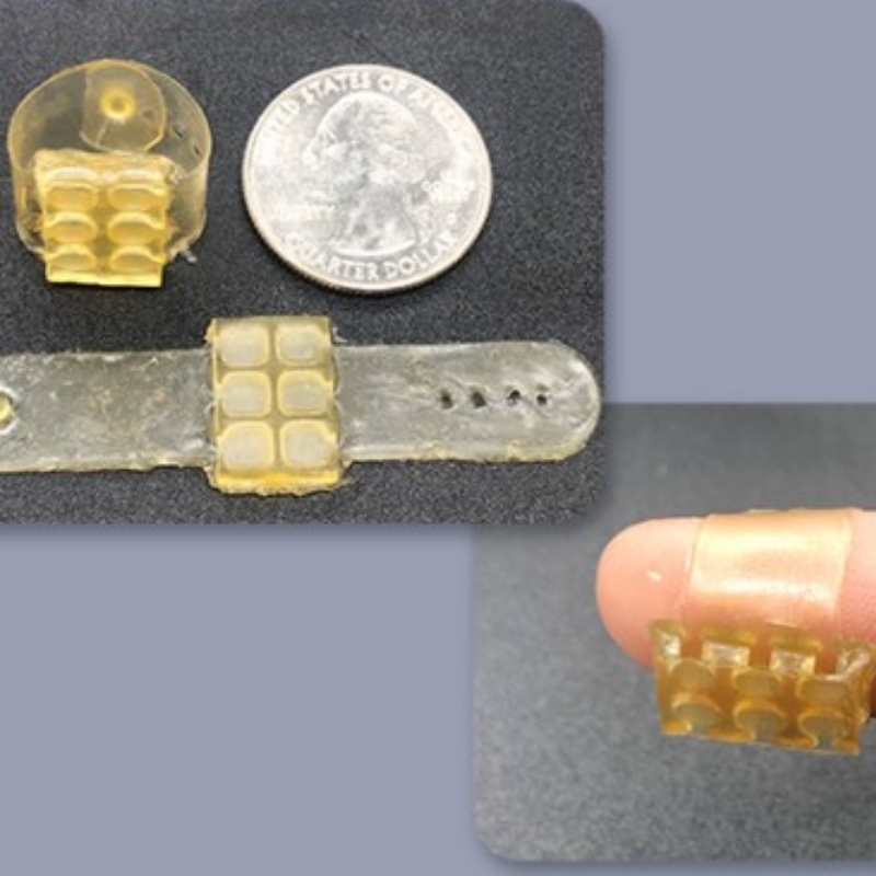 Finger-worn device can 'translate' text messages to braille on-the-fly