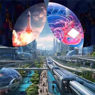 Stories of the future: The singularity, the raving war, and the next millennia