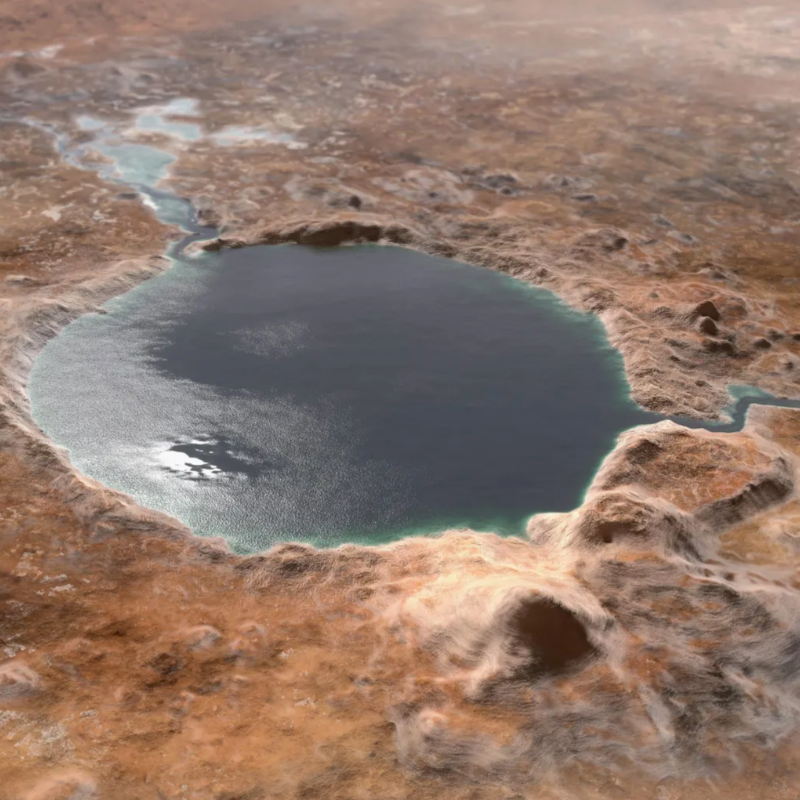 Ancient lake on Mars could hold traces of life