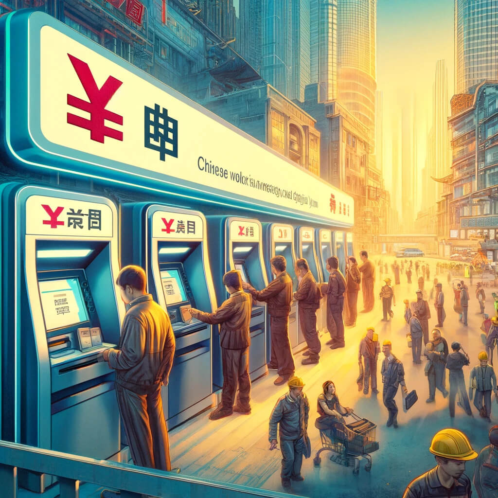 Chinese Workers Increasingly Cashing Out Digital Yuan