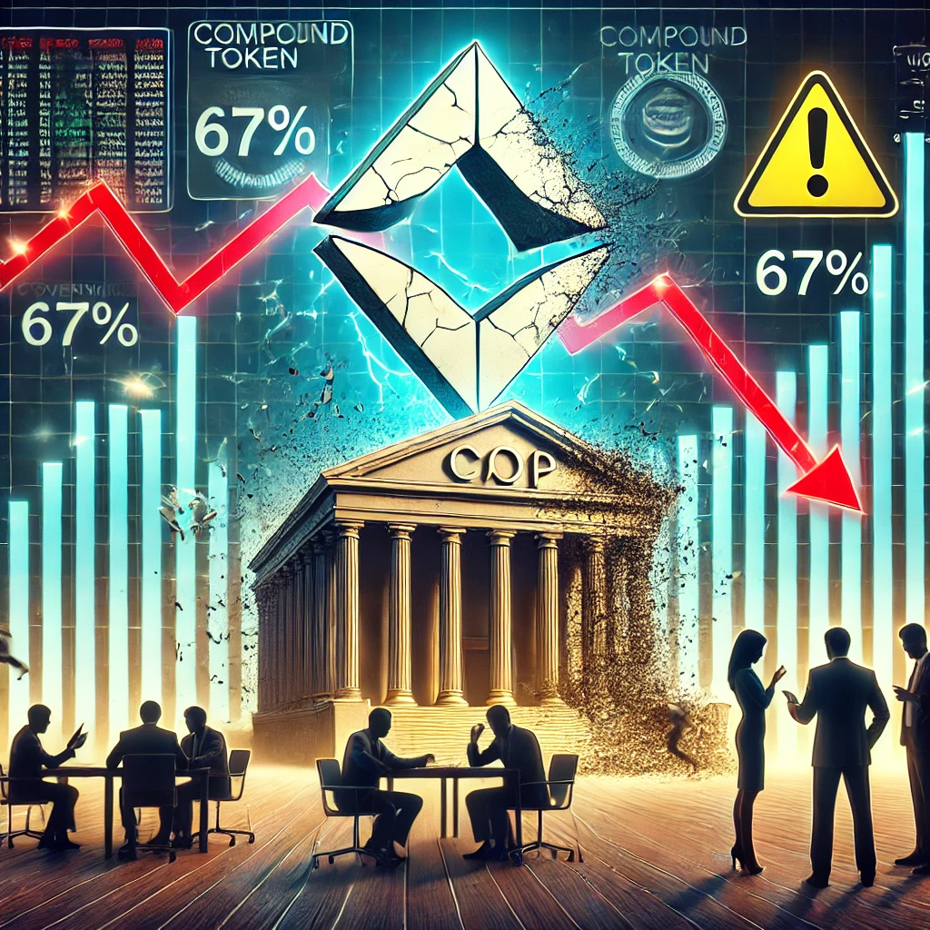 Compound Token (COMP) Plummets 67% After Governance Attack on DAO