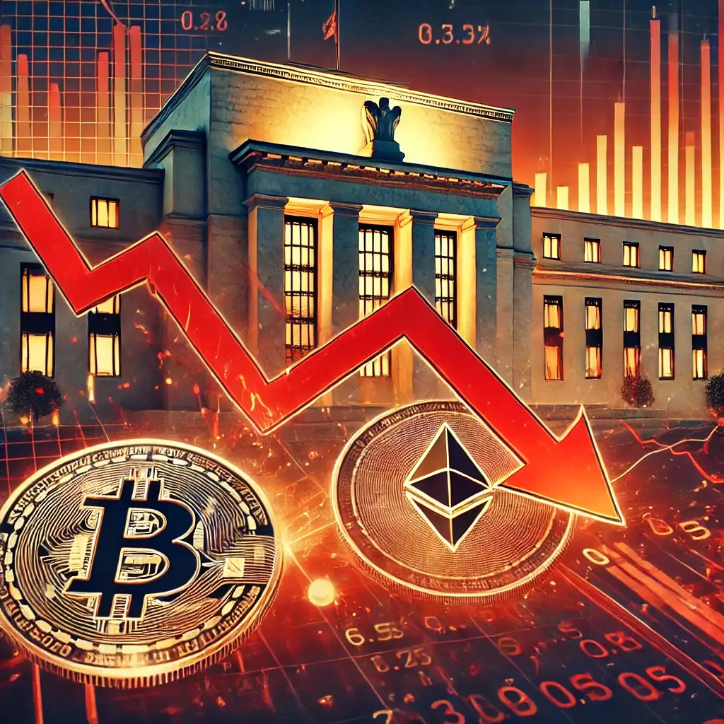 Bitcoin and Ether Experience Sharp Decline Ahead of Fed Rate Cuts