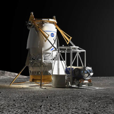 NASA will task Blue Origin and SpaceX to build lunar cargo systems