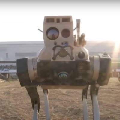 Robot wolves for military operations unveiled at Airshow China