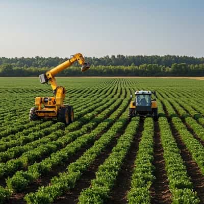 AI and Robotics Reshape U.S. Farming, Slashing Labor Needs Amid Rising Costs