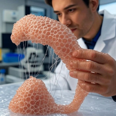 New material mimics human skin