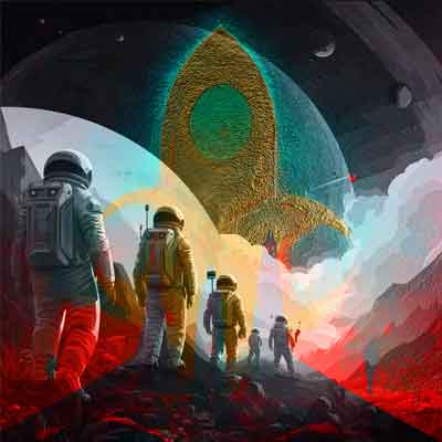 Cosmists and Terrans in space