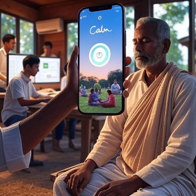 Meditation apps gain popularity worldwide