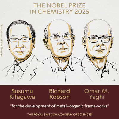 Nobel prize in chemistry 2025 for metal-organic frameworks