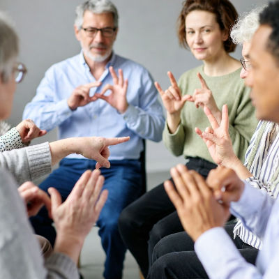 Language proficiency enhances cognitive abilities in deaf adults