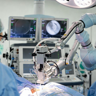 Robotic surgery safely removes hard-to-reach liver tumor