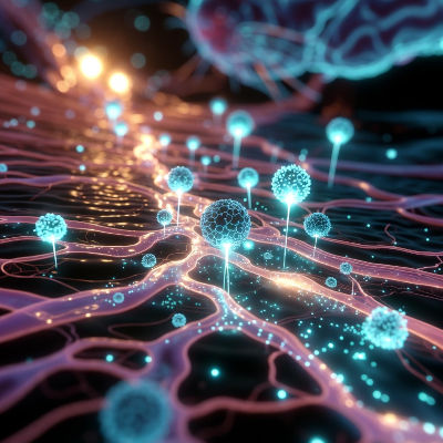 Ultrasound turns injected nanoparticles into deep-tissue light sources