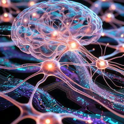 Machine learning computations with living brain cells
