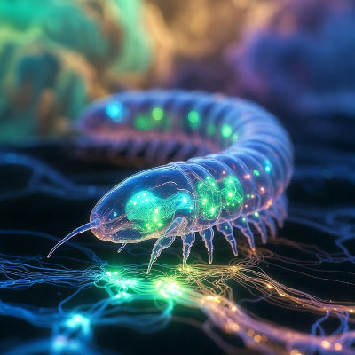 Whole-brain study reveals how worms follow or avoid smells
