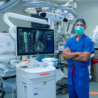 UCSD performs first West Coast AI robotic spine surgery