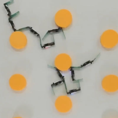 Cornell engineers develop robotic collective that flows like soft matter
